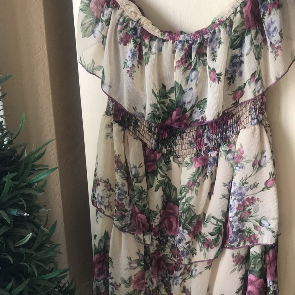 Blue Sketch Sundress - Picture 3 of 14